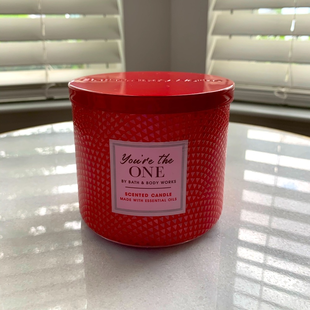 ‘You Are The One’ Bath and Bodyworks 3 Wick Candle